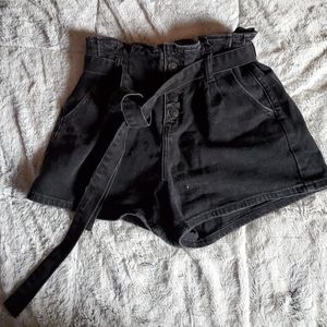 Paper bag AE mom shorts